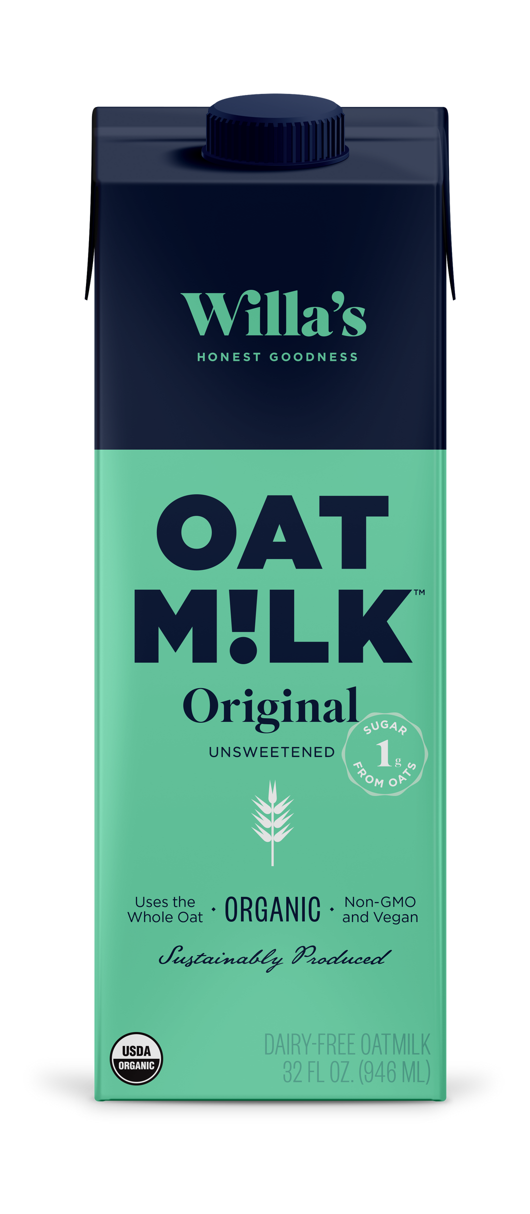 Willa's Unsweetened Original Oatmilk